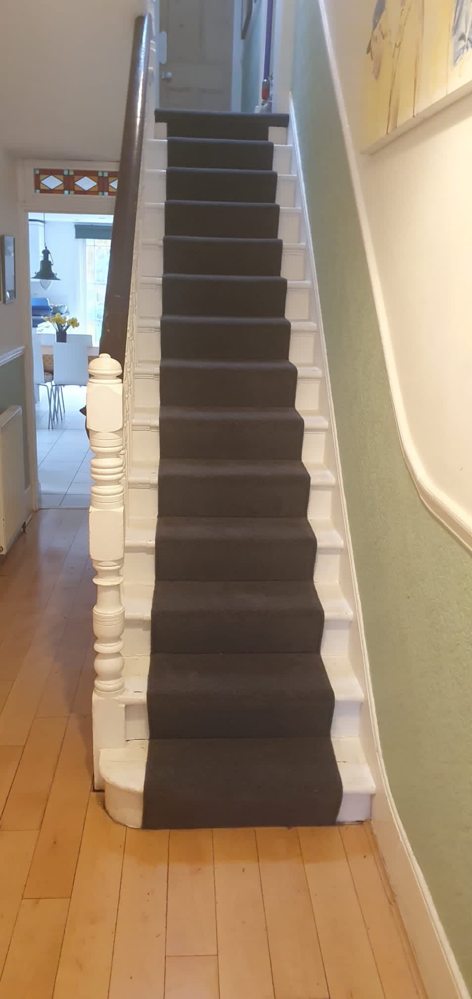 Hugh Mackay Carpets Durham Twist Polaris Blue installation in Richmond-1