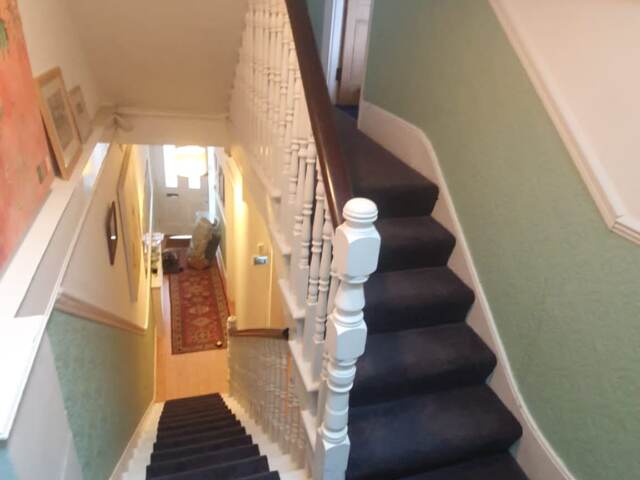 Hugh Mackay Carpets Durham Twist Polaris Blue installation in Richmond