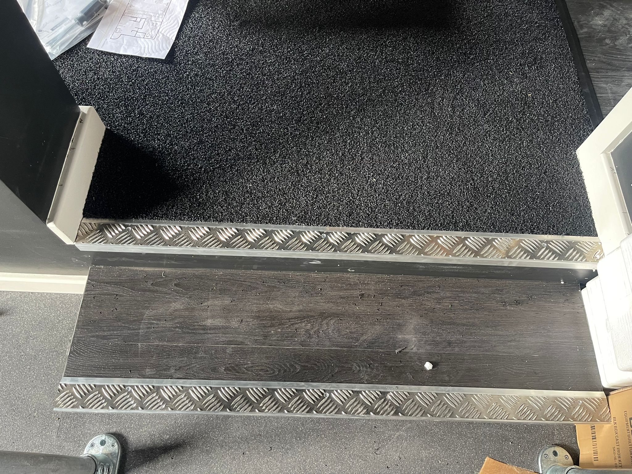 Amtico First Worn Ash fitting in Wimbledon-1