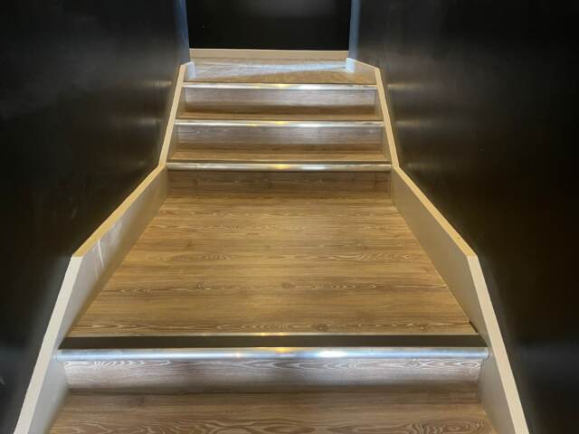 Amtico First Worn Ash fitting in Wimbledon