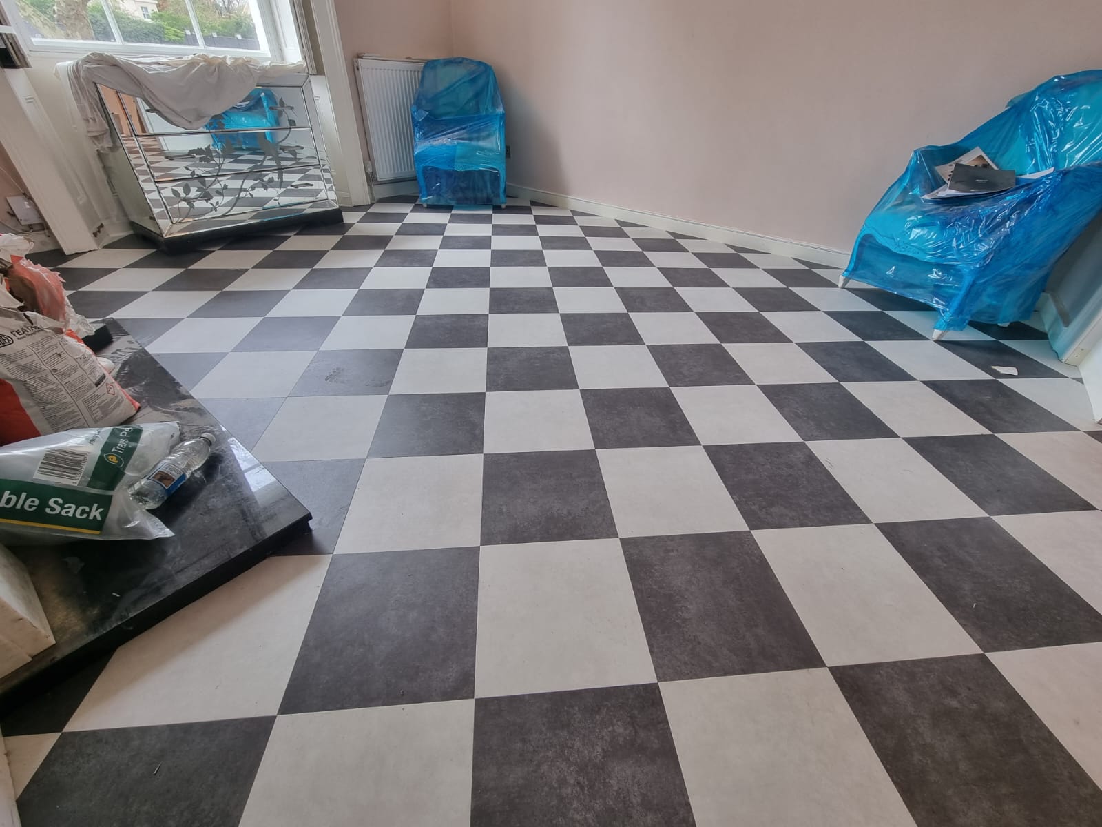 Amtico Spacia Horizon & Snow installation in Belgravia-1