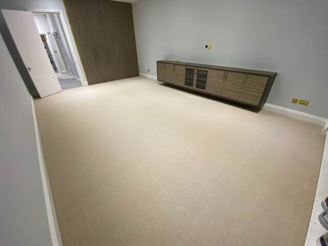 Clarendon Carpets Mayfair Natural installation in Docklands