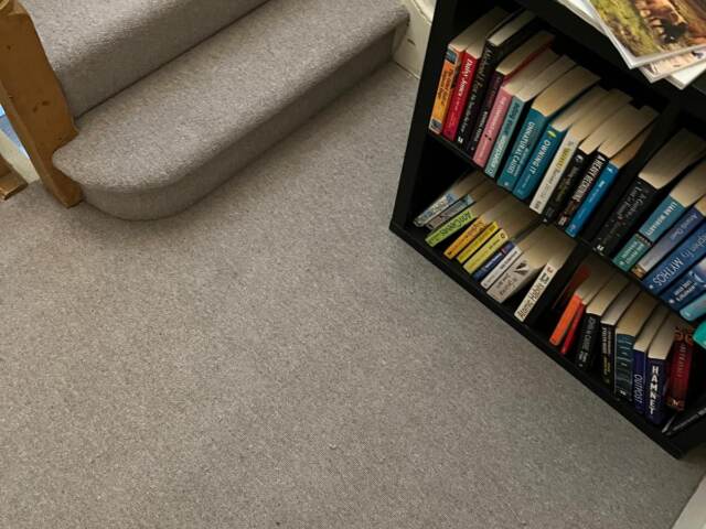 Clarendon Carpets Windsor Stone installation in Camden