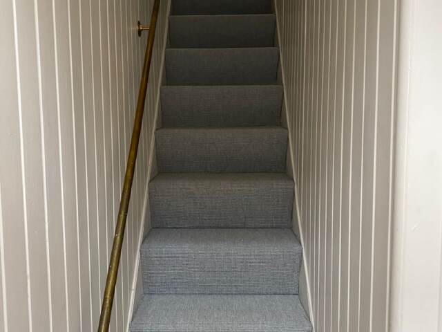 Likewise London Pot Pourri Nickel 124 carpet installation in Clapham