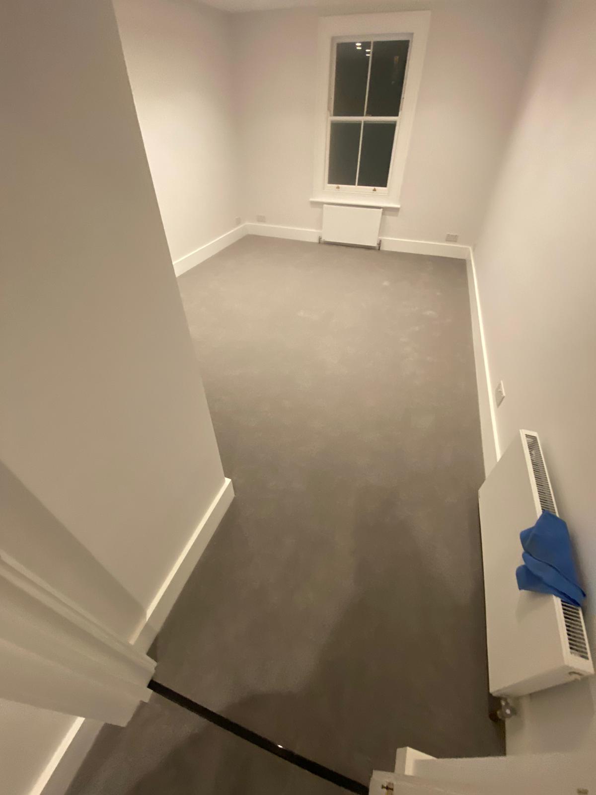 Westex Flooring Ultima Twist Crest Ash carpet installation in St John's Wood-0