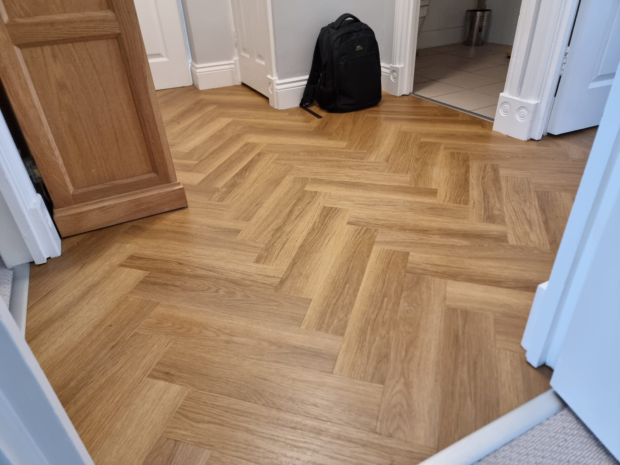 Amtico Spacia Honey Oak installation in Chelsea-0