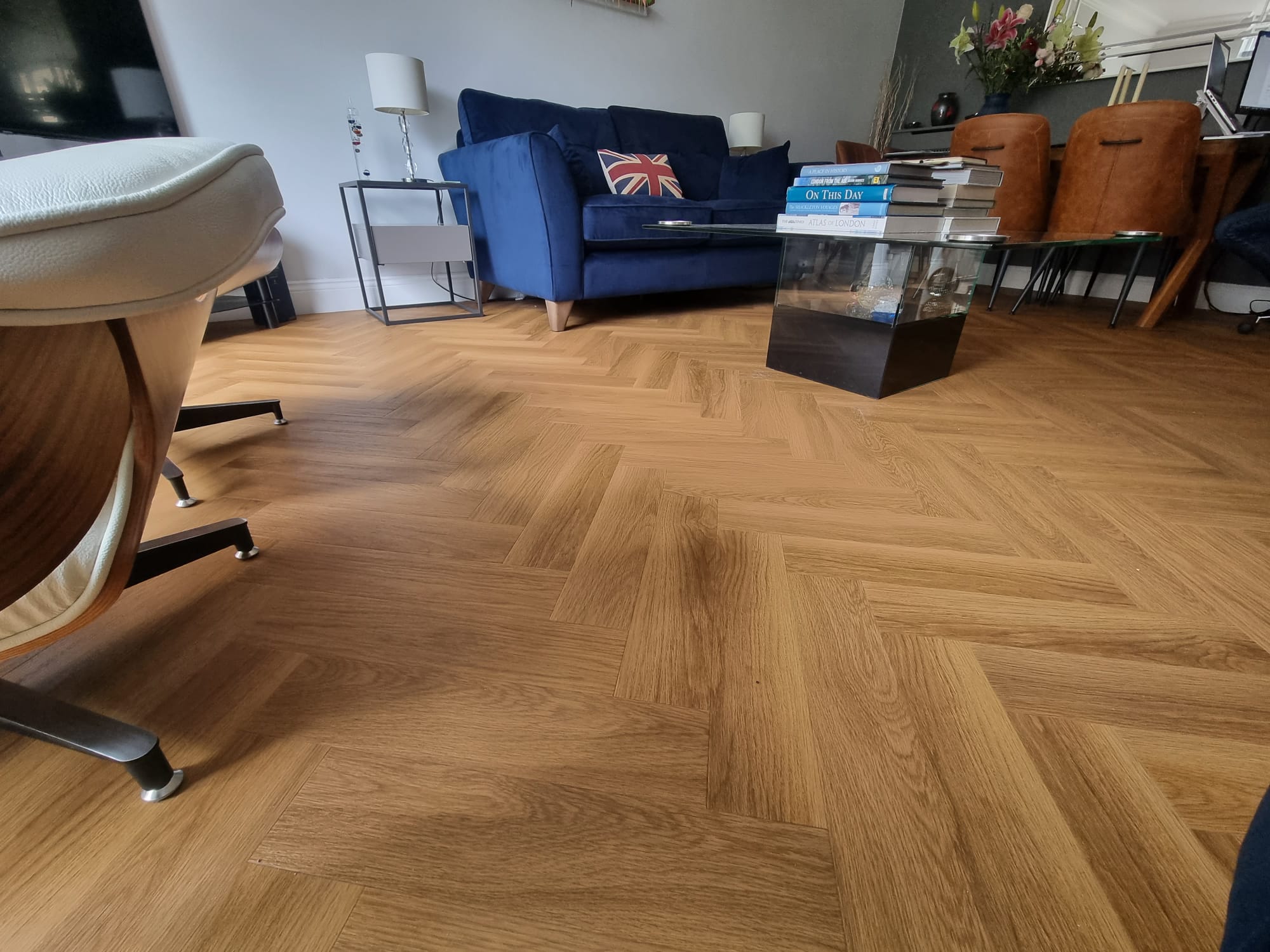 Amtico Spacia Honey Oak installation in Chelsea-1