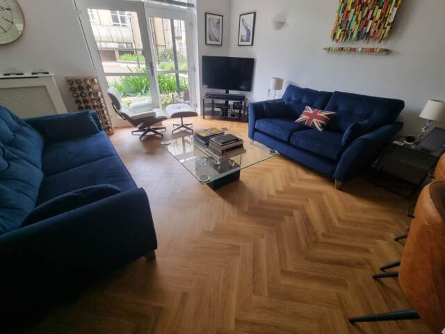 Amtico Spacia Honey Oak installation in Chelsea