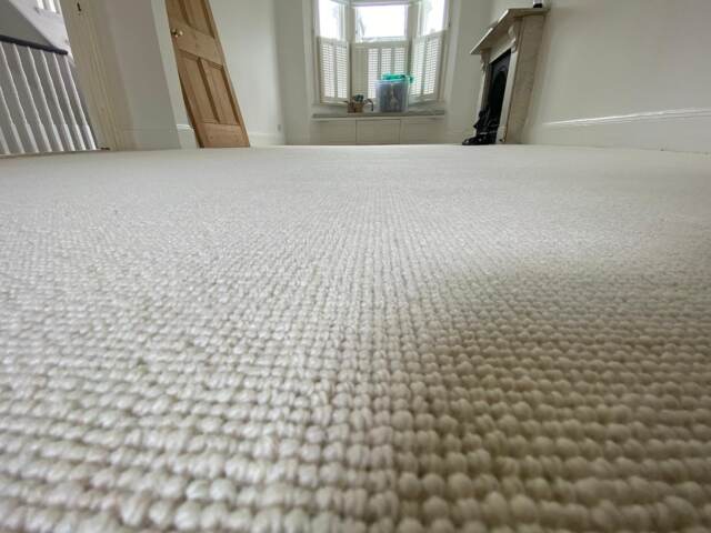 Clarendon Carpets Mayfair Ivory installation in Wandsworth