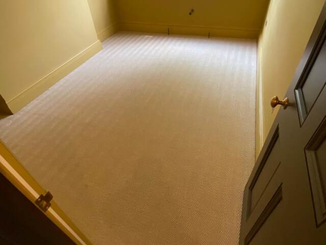 Fibre Carpets Sisal Havana Argent installation in Docklands