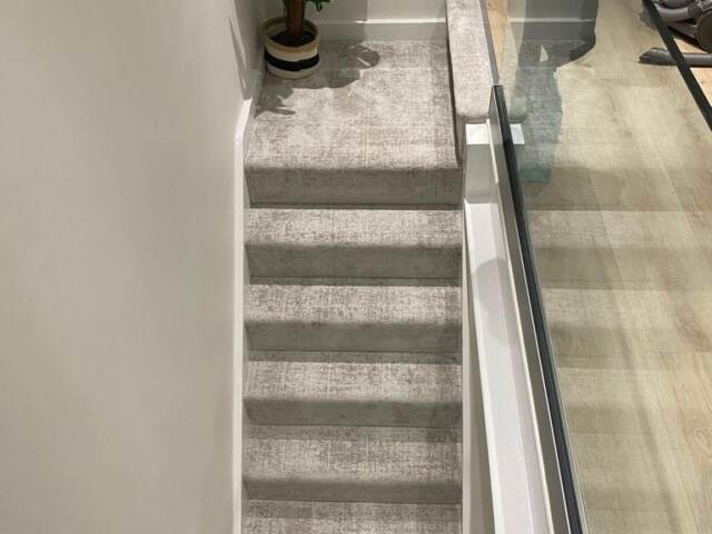 Rols Wool Carpets Luna White Rhodium installation in Richmond
