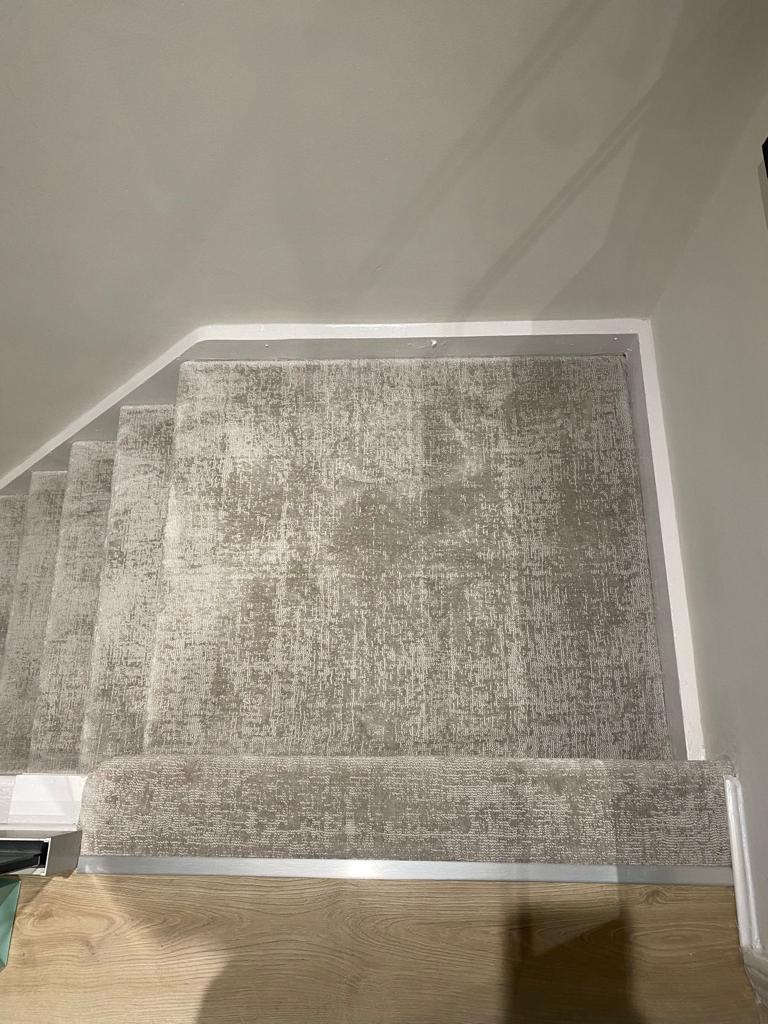 Rols Wool Carpets Luna White Rhodium installation in Richmond-1