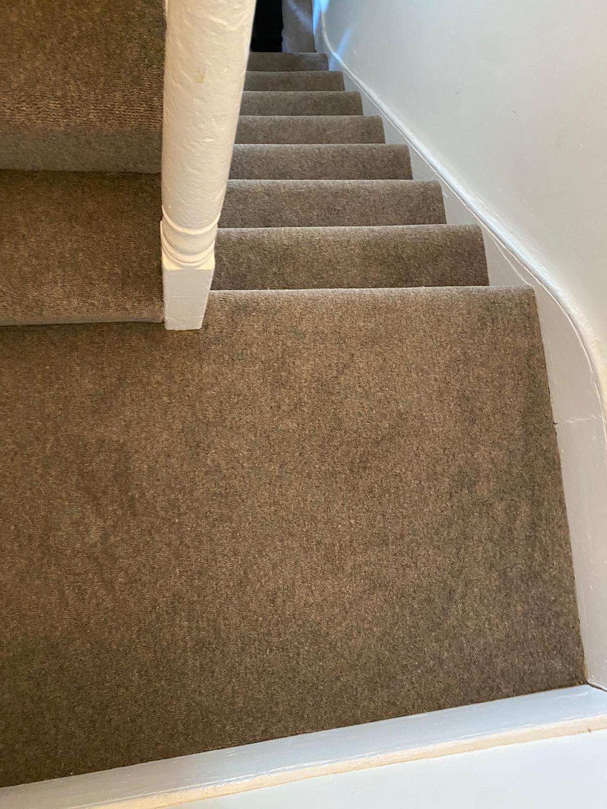 Westex Flooring Ultima Twist Fossil carpet installation in Shepherds Bush-1