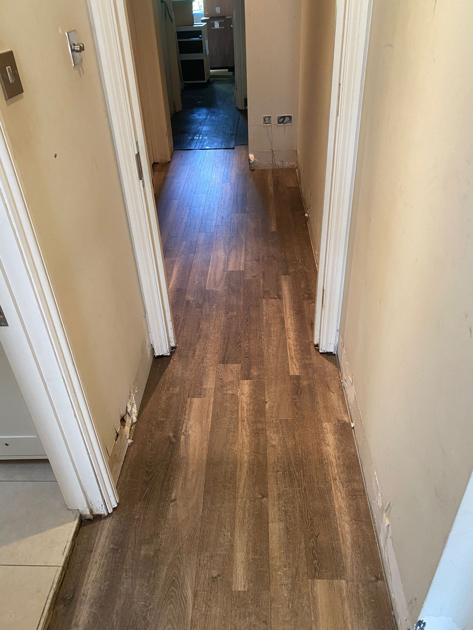 Amtico Signature Reclaimed Oak installation in Paddington-0