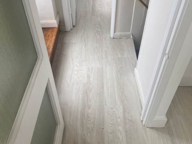 Amtico Spacia White Oak installation in Mayfair