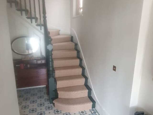 Crucial Trading Big Boucle Accents Antique Gold carpet installation in Belgravia