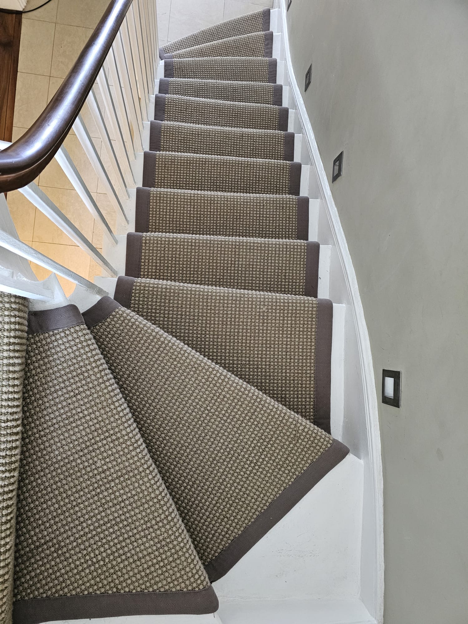 Crucial Trading Sisool Tric Mocha carpet installation in Croydon-0