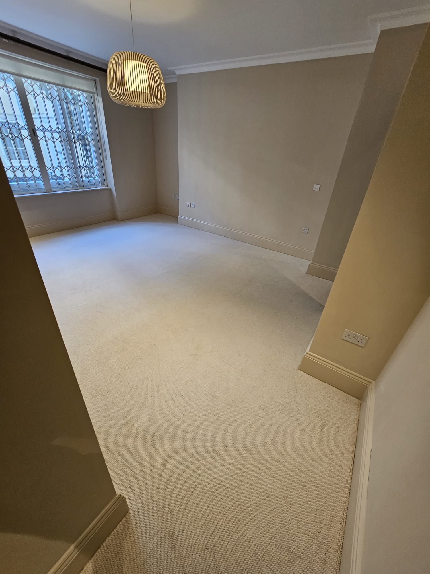 Elements London Capri White Sand carpet installation in Westminster-0