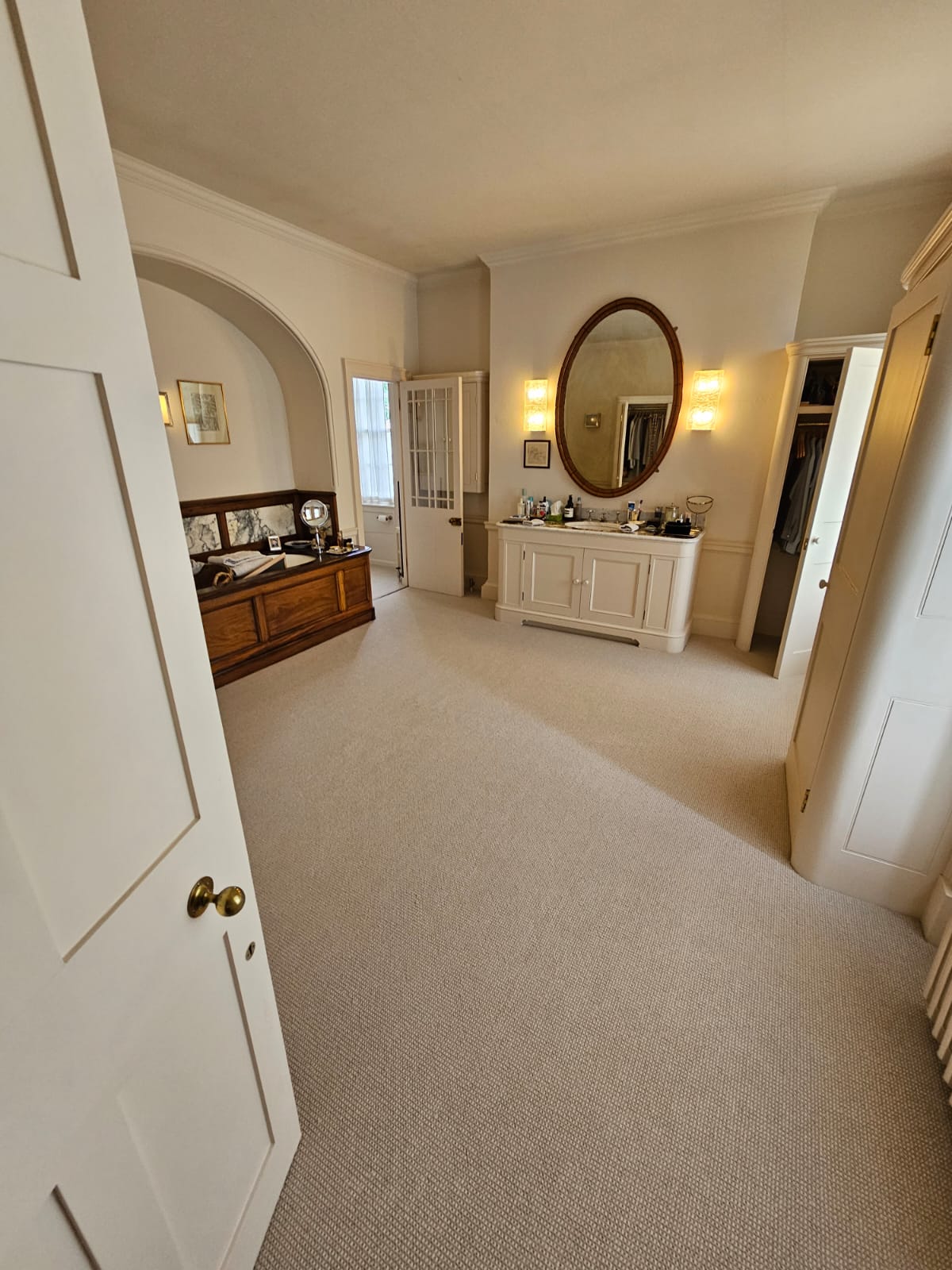 Elements London Havana Old Mural carpet installation in Chiswick-0