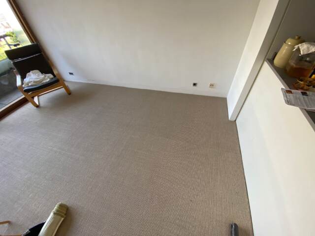 Fibre Carpets Sisal Boucle Cassia installation in Mayfair
