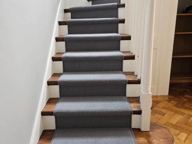 Likewise London Ewehurst Eclipse carpet installation in Kings Cross