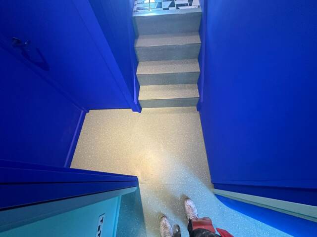 Nora Rubber Flooring NoraPlan Uni Convia 7363 installation in Hammersmith