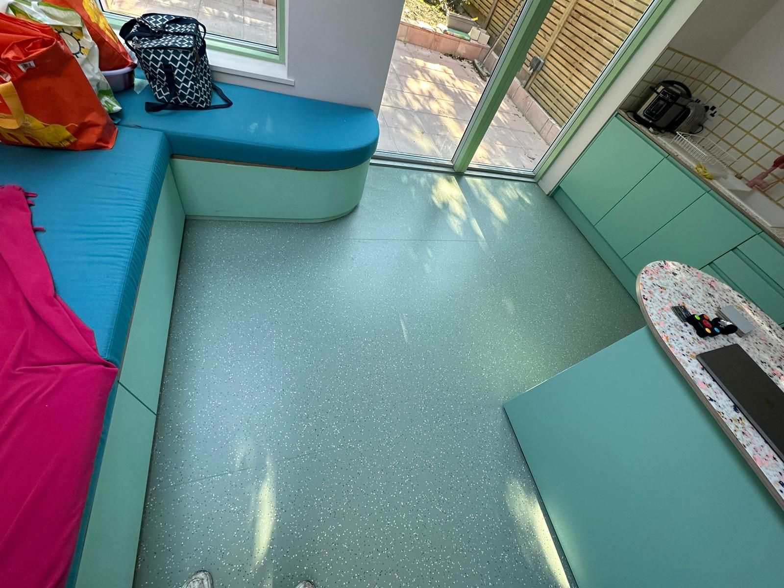 Nora Rubber Flooring Noraplan Uni 7365 installation in Paddington-0