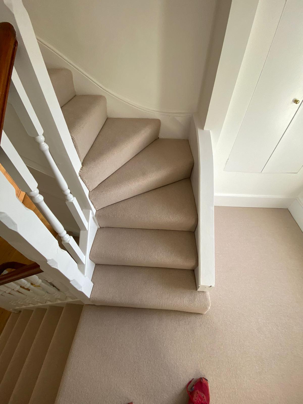 Cormar Carpets Pimlico Praline installation in Kensington-1