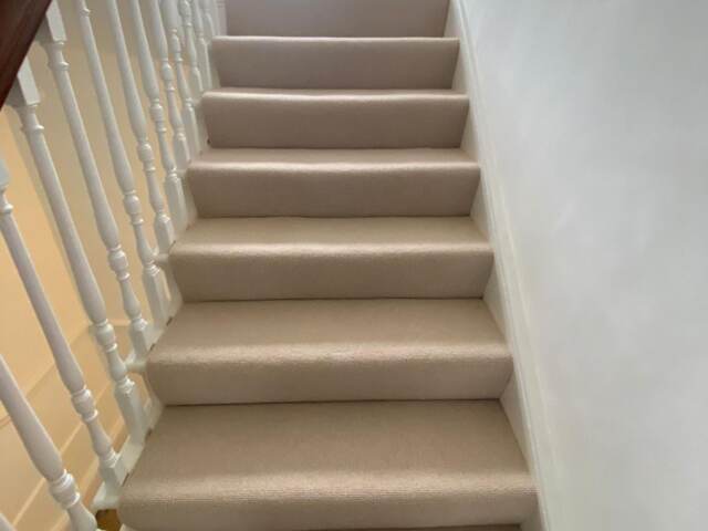 Cormar Carpets Pimlico Praline installation in Kensington