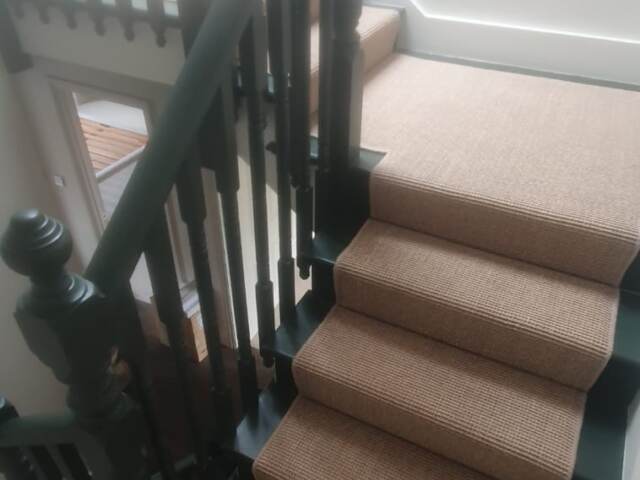 Crucial Trading Big Boucle Accents Antique Gold carpet installation in Croydon