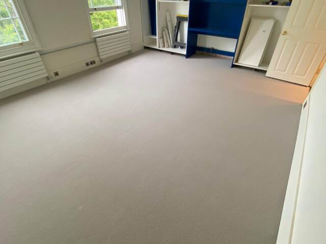Elements London Roma Tusk carpet installation in Lambeth