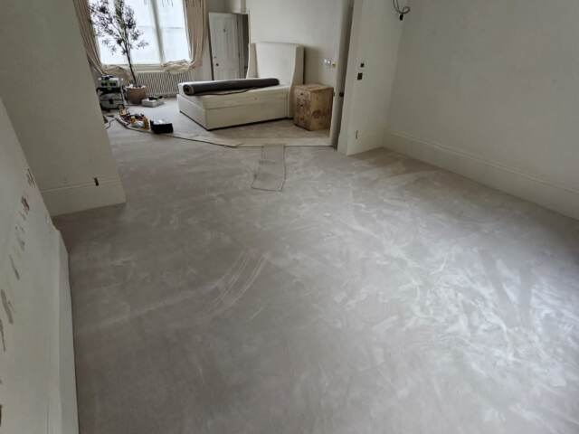 Elements London Symphony Paris carpet installation in Borough