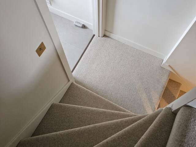 FIbre Carpets Wool Arcadian Sissinghurst installation in Hammersmith