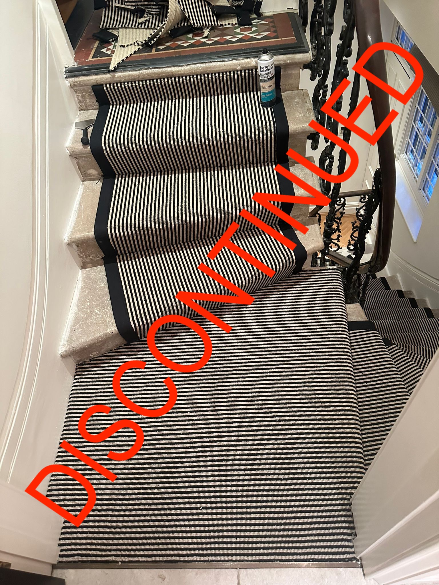 Hugh Mackay Carpets Deco Two Tone Magpie Installation in Docklands, Carpet, Home, finish detail