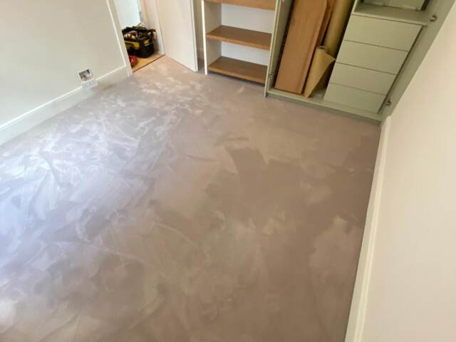 Westex Flooring Silken Velvet Debonair Alpaca carpet installation in Borough