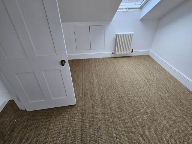 Crucial Trading Natural Seagrass carpet installation in Kings Cross