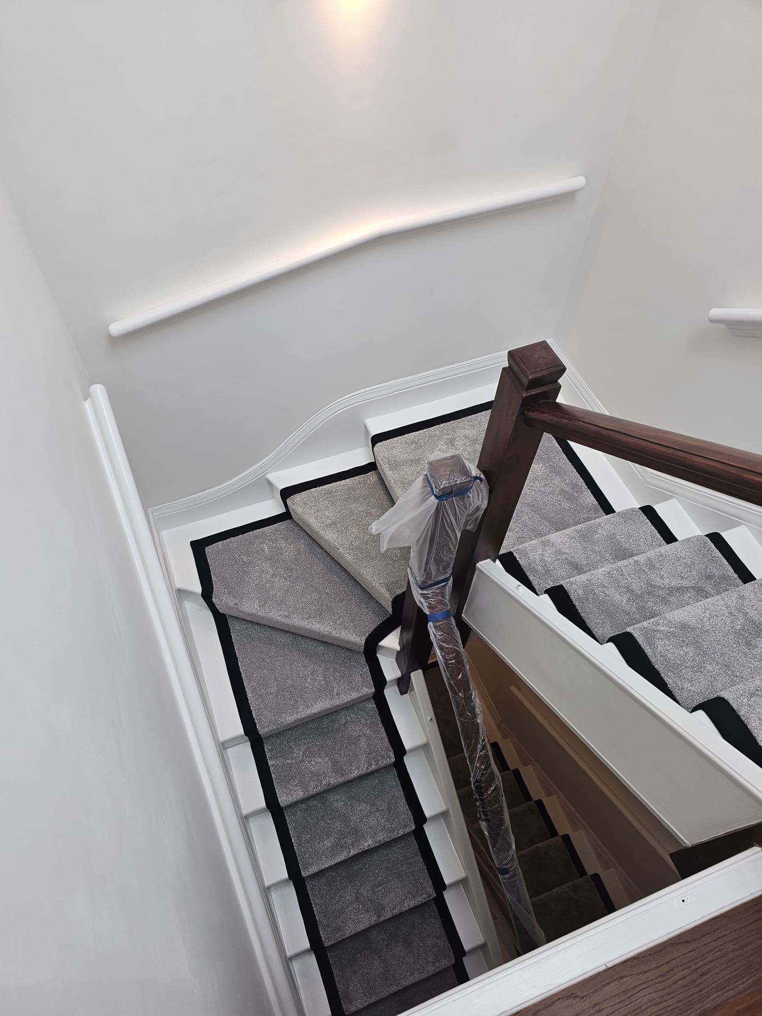 Hugh Mackay Carpets Bijoux Pewter installation in Putney-0