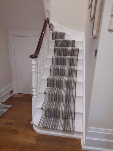 Kersaint Cobb Wool Odyssey Oyster Shell Carpet Installation in Westminster, Home