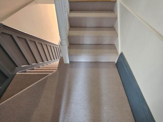 Telenzo Carpets Chelsea Humus installation in Clapham