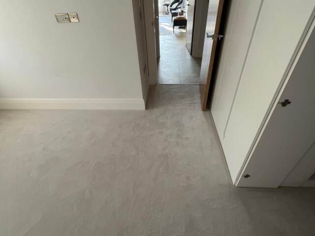 Westex Flooring Westend Velvet Sheepskin carpet installation in Kilburn