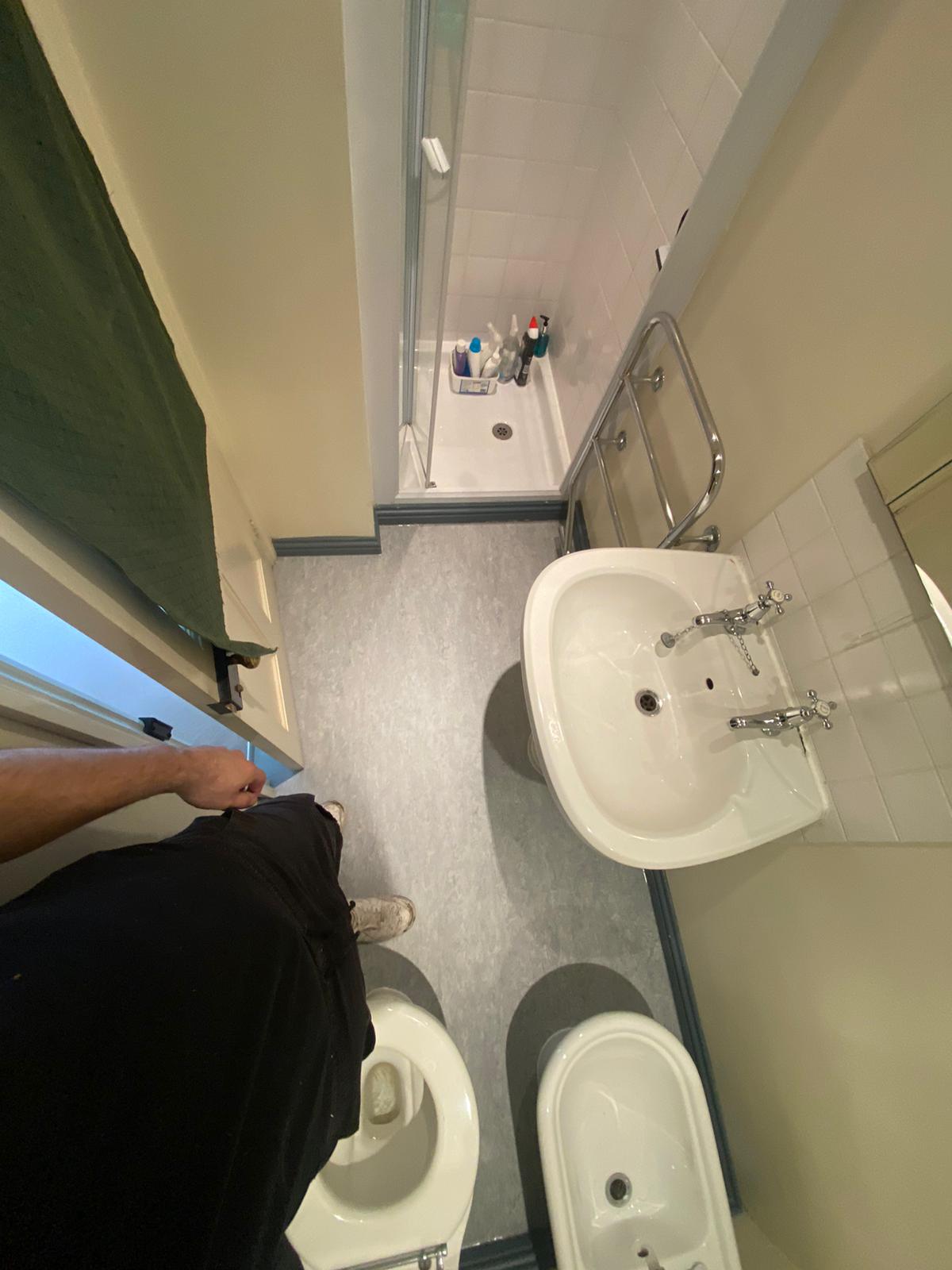 Marmoleum Real Dove Grey 2621 installation in Chelsea-0