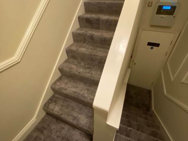 Rols Carpets Luna Titanium installation in Westminster
