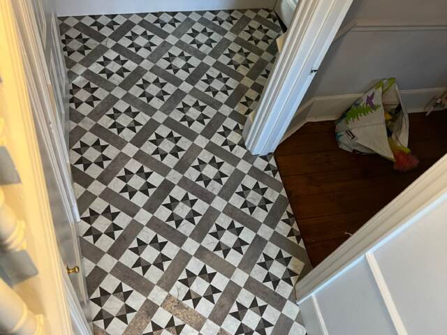 Amtico Decor Classic Argent DC294 installation in Kensington