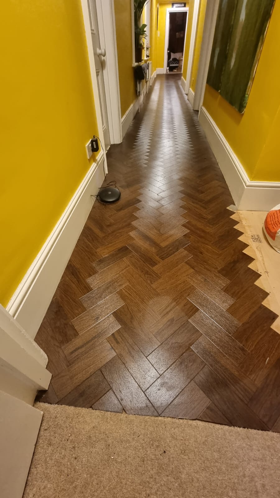 Amtico Spacia Black Walnut installation in Ealing-1