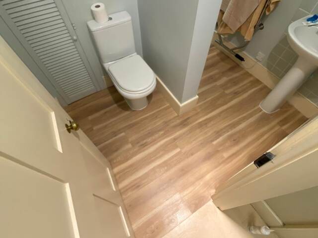 Amtico Spacia Eden Oak installation in Putney