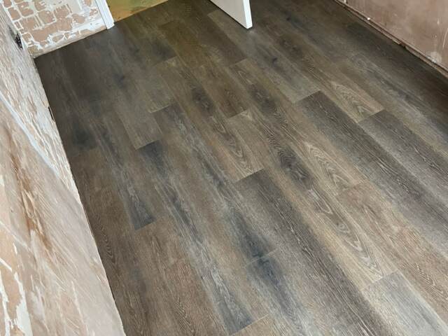 Amtico Spacia Haven Oak installation in Battersea