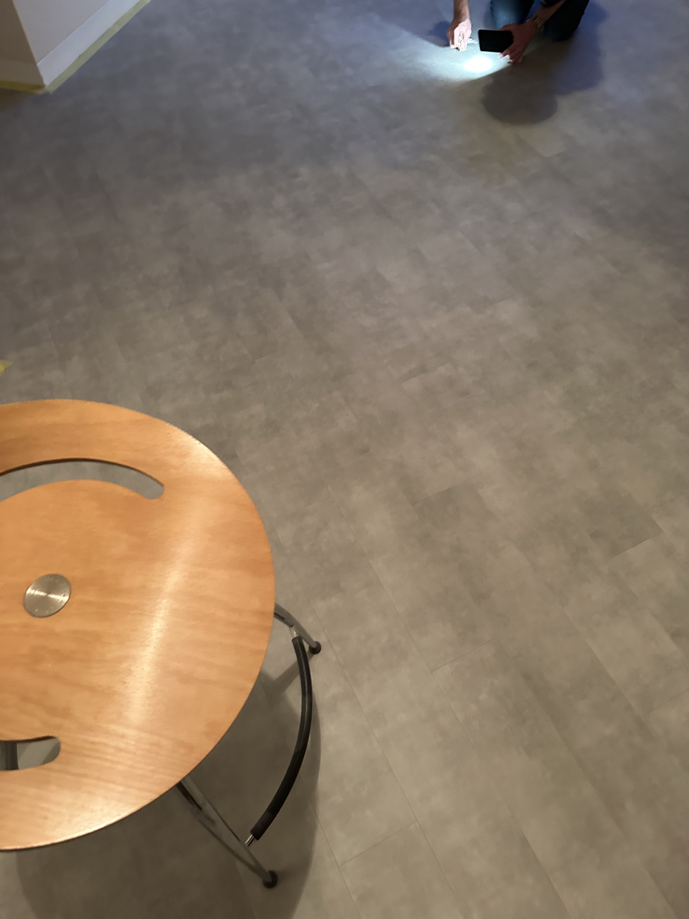 Amtico Spacia Limestone Cool installation in Lambeth-0