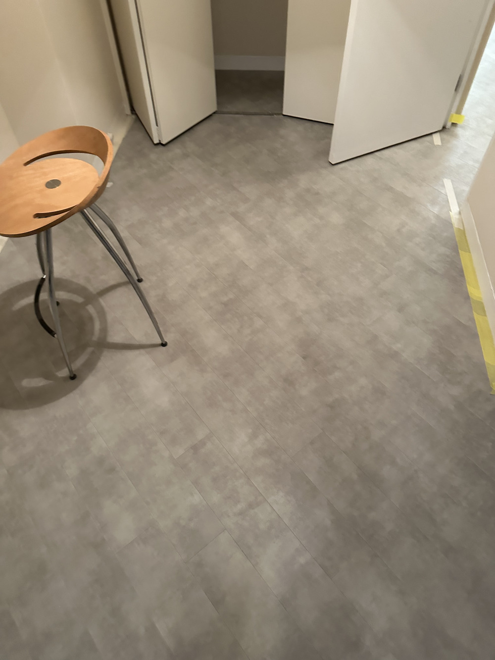 Amtico Spacia Limestone Cool installation in Lambeth-2