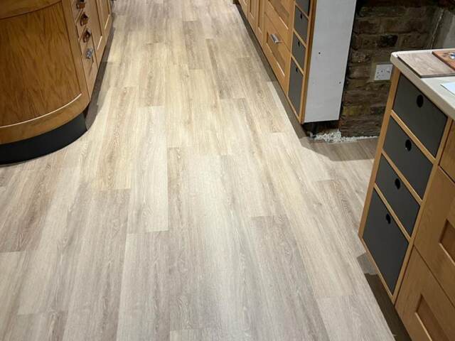 Amtico Spacia Muted Oak installation in Paddington