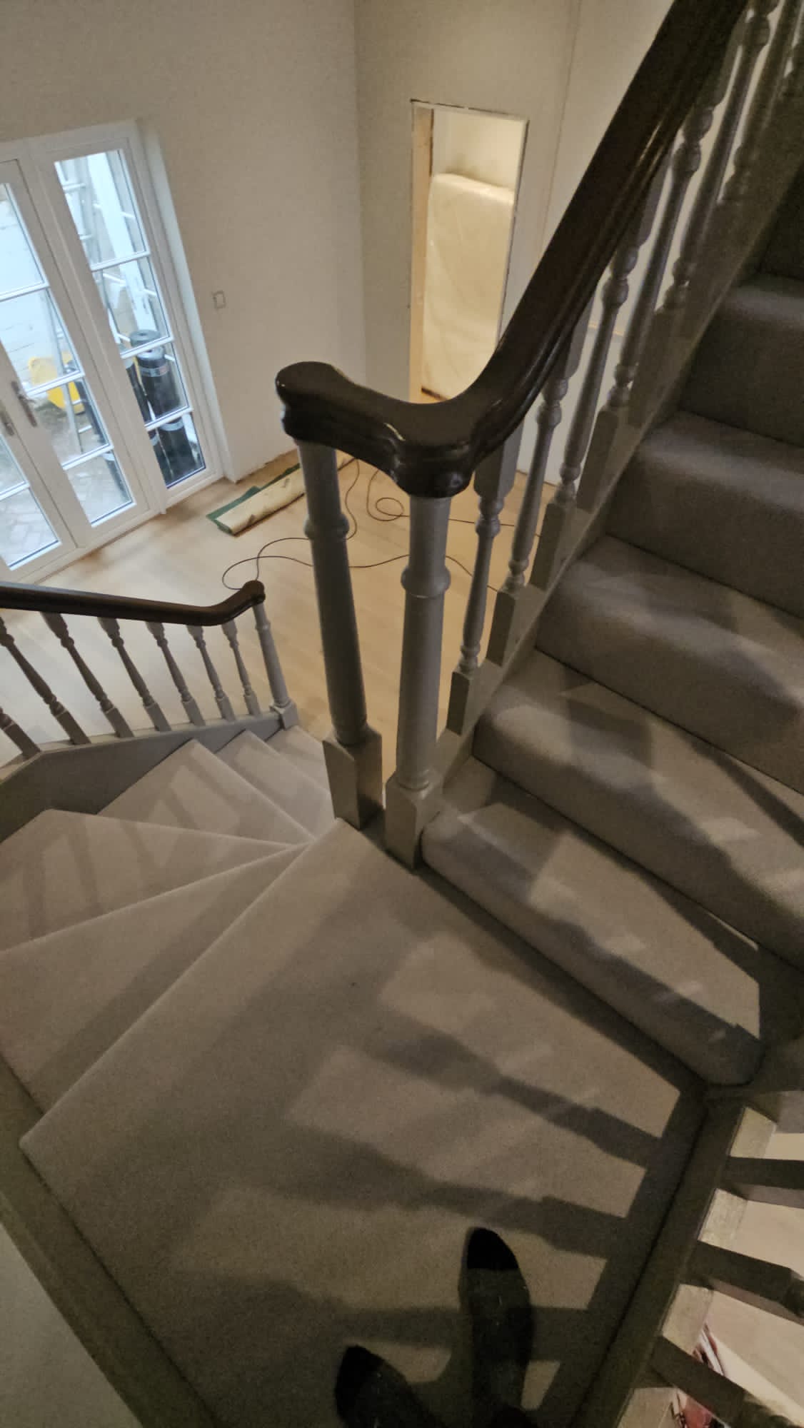 Cormar Carpets Pimlico Cement installation in Knightsbridge-0